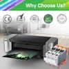 EXCERCUS Compatible Ink Cartridges Replacement for Canon CLI-42 CLI42 Ink