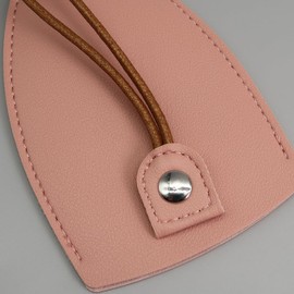 ARFUKA Keyring PU Leather Key Case Key Chain Alloy Keyring Unisex Key Organizer Holder Gift for Women Pink