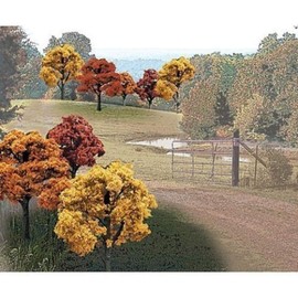 Woodland Scenics Fall Deciduous Value Pack Trees 2" - 3"