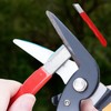 2 Pcs Scissor Sharpener Pruning Tool Sharpener, Garden Tool Sharpener