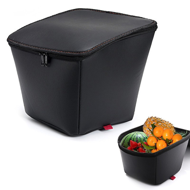 Electric Bike Front Basket Liner Bag Large Capacity Rainproof Cover