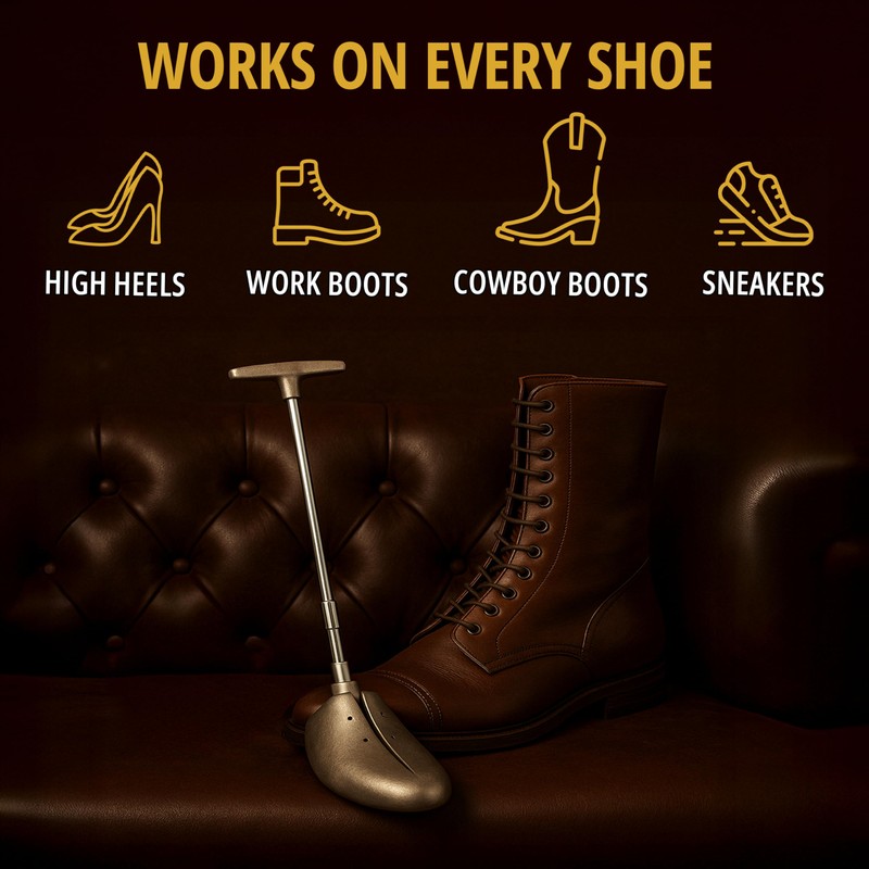 Leather Hero Heavy-Duty Metal Shoe Width Stretcher – Cast Aluminum