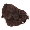 Men Wig Short Brown Straight Breathable Inner Mesh Soft Fluffy