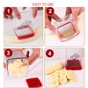Aililong 2 pieces fruit and vegetable slicer, stainless steel slicer,