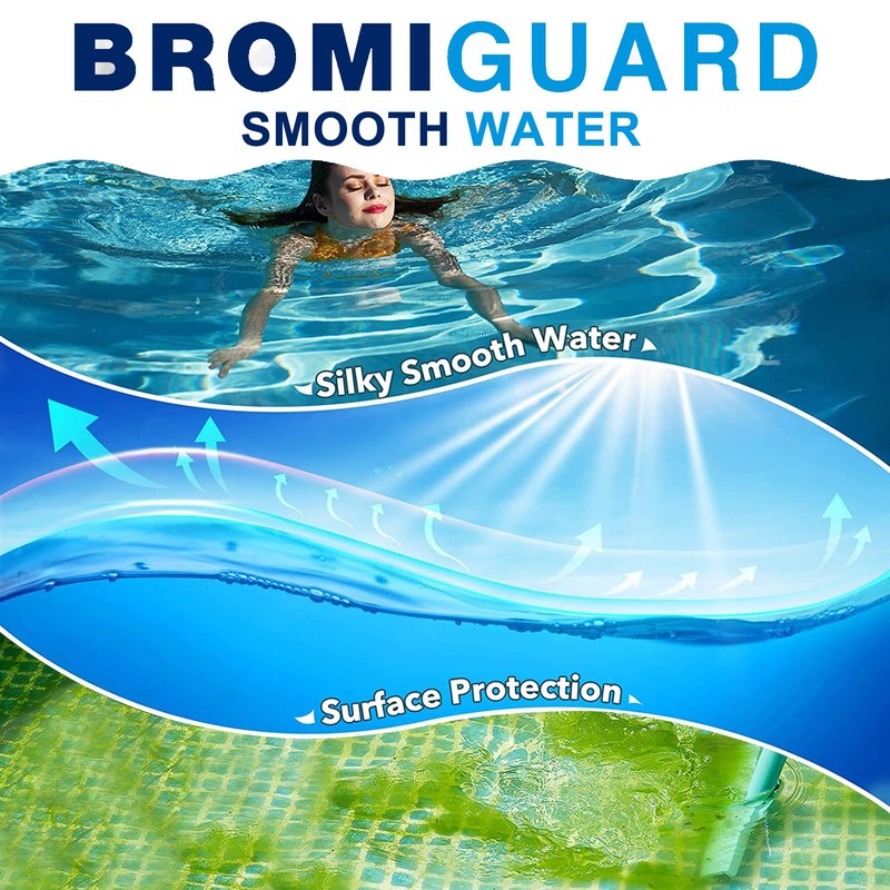 BROMIGUARD Bromine Tablets 1 Inch 1.8 Lbs for Spa Hot