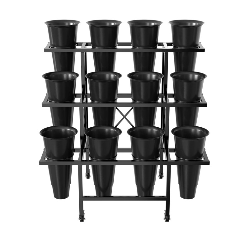 ClarArti 3 Tier Black Stand