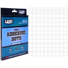 LAKEI Double Sided Adhesive Dots, 0.39" Round Mounting Putty Clear Sticky Tack Adhesive Point with Handle, Removable, Used for Poster Pictures,Crafts, Festival Decoration and DIY Projects(500pcs,10mm)