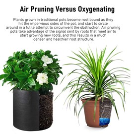 Growpropel Grow Bags Set - 3 Gallons 5 Pack, Black Fabric Grow Pots for Indoor and Outdoor Planting, Cultivate Your Crops with Ease