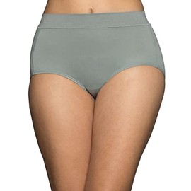 Vanity Fair Women's Beyond Comfort Brief Panty 13213, Blue Sea Glass, 6