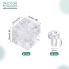 sourcing map 10 Set Cube Corner Code Bracket, 6-Hole Angle