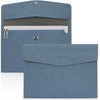Document File Folder,Classycoo Waterproof Thin PU Leather A4 Envelope Folder