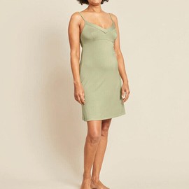 Boody Goodnight Slip Sleep Dress, Sage / M