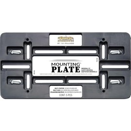 Cruiser Accessories 79150 Placa de Montaje, Negro, 1 Soporte