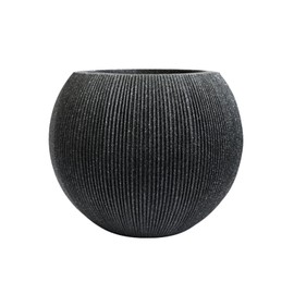 UPPER STONE LIVING UPPER STONE LIVING 11.6" H x 14.5" D (10" Pot Opening) Plastic Round Planter with Drainage Holes and Plug, Indoor/Outdoor Plant Pot for Home Patio Garden, Lightweight Outdoor Planters,Black