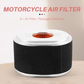 6X Air Filter for GX120 GX140 GX160 GX200 17210-Z4M-821 17210-ZE1-821 -4274 AFZE18 17210-ZE1-517 5.5/6.5HP
