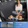 REDASW Dog Car Seat Cover Waterproof Vegan Leather, Scratchproof, Hard