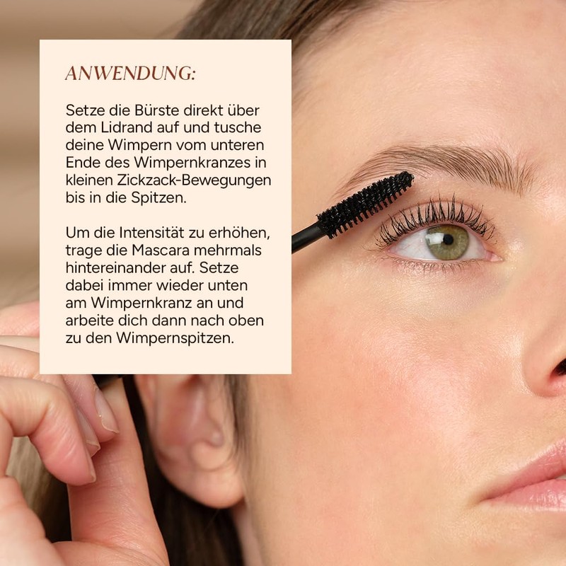 JUNGLÜCK Peptide Mascara - Vegan | Black Mascara without Mineral