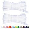 Stepace 2 Pairs of 6 mm Round Shoelaces for Trainers