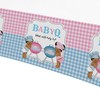 Suhelkit Baby Q Gender Reveal Decorations Tablecloth Party Supplies, 3