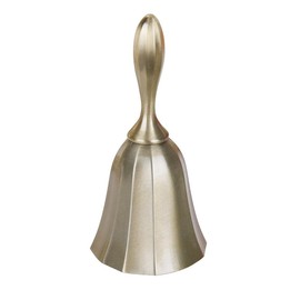 Alnicov Hand Bell, Call Bell, Wedding Bell, Dinner Bell, Classroom Bell (Matte Bronze)