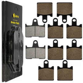 Caltric Front and Rear Brake Pads for Kawasaki ZX14R Ninja ZX-14R ZX1400 ABS 2012-2017