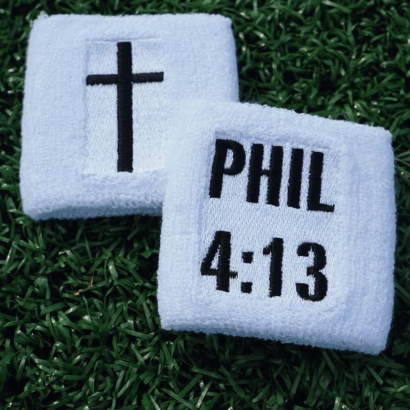 Christian Sweatband 2 Pack:_Navy