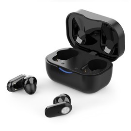 XUMIUZIY Language Translator Earbuds, Two-Way Translator Device with APP & Bluetooth 5.3, Support 144 Languages Online, 3 in 1 Translator Earbuds for IOS and Android, for Travel Business