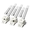 Magnetic Cable Holder, 360° Rotatable Desktop Cord Organizer with Adjustable