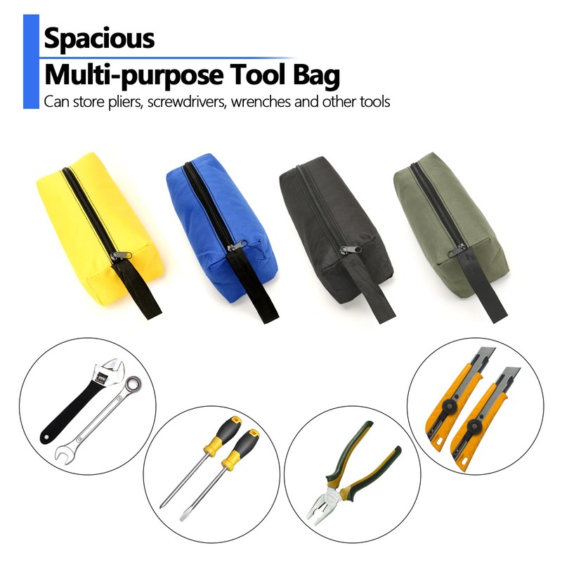 Set of 4 small tool bags, tool bag in 4