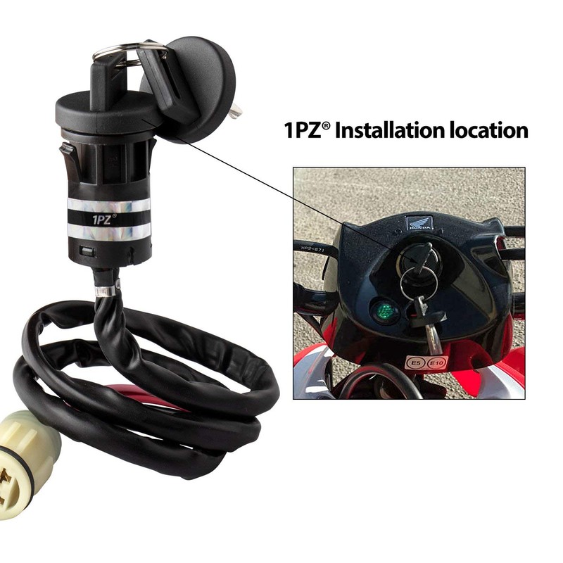 1PZ H4T-K01 Ignition Key Switch fit for Honda ATV TRX350