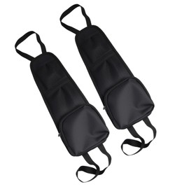 tiyiyok 2 Stück Autositz Seitenorganisator, Faltbare Autositz Organizer Seite, Faltbare Auto Aufbewahrungstasche Netztaschen mit Mehreren Taschen, für LKW, Van, SUV, 42cm x 14cm