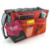 Periea Chelsy Handbag Organiser Insert (Coral, Medium)