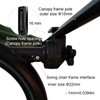Timyrimy Garden Swing Plastic Fittings (SPF004) to Attach Canopy Frame
