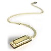 Hohner 110 Gold Plated Little Lady Harmonica with Necklace