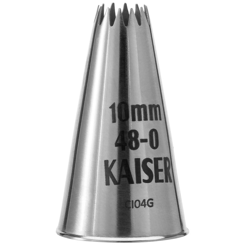 Kaiser Decoration Centre Crown Nozzle, Silver, 3 Litre