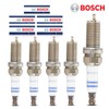 5x Original Bosch 0242236577 Spark Plug Compatible with C4 2004-2013