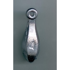 S & J's Tackle Box 4 oz Lead Bank Weights - 10 PER Pack C