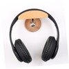 LALAFINA Wood and Alloy Headphone Stand Durable Headset Holder for