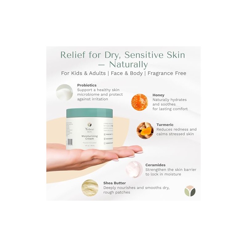 Crema hidratante para rostro y cuerpo para pieles secas y