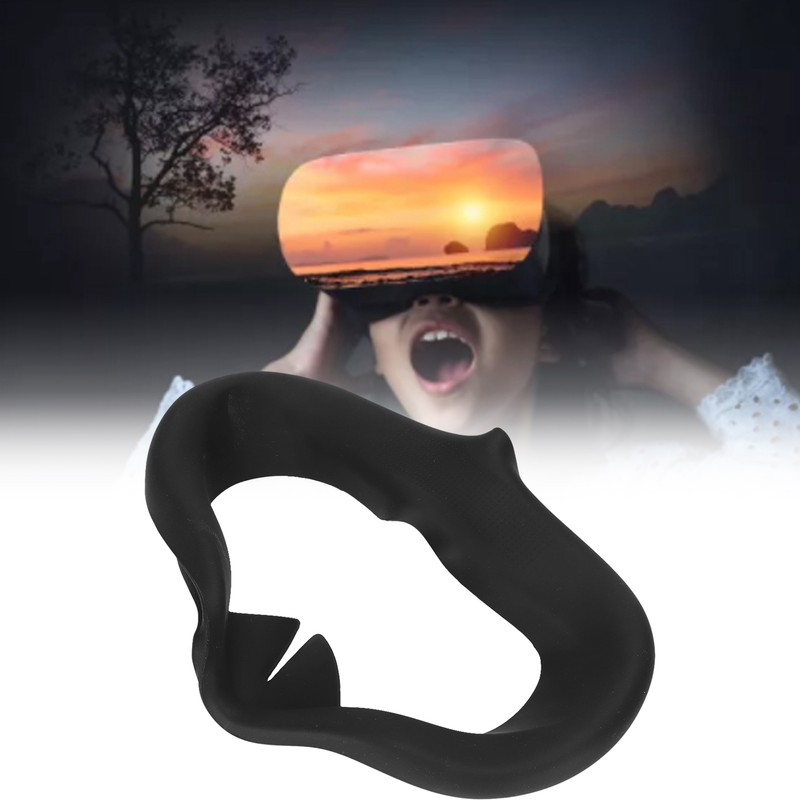 VR Glasses Silicone Eye Mask New Breathable Sweatproof Shading Silicone