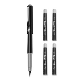 Pentel Arts Brush Pen Black Grey Case