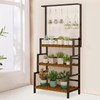 yeshine 68 Inch Tall Metal 3-Tier Hanging Plant Stand Planter