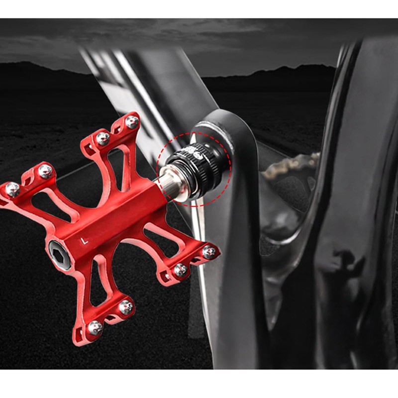 HOUSON bicycle pedal extender, quick release pedal adapter distance extension