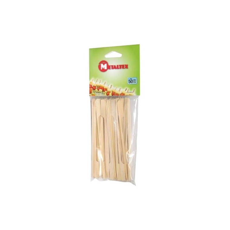 Metaltex Bamboo Wood Picker, Brown, 15 cm, 50-Piece