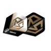 Unicorn Ross Smudger Smith Dart Flights, Gold/Black, AR1