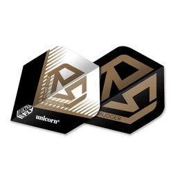 Unicorn Ross Smudger Smith Dart Flights, Gold/Black, AR1