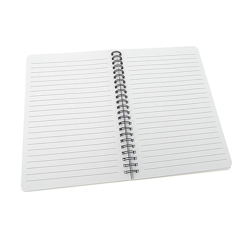 ALIMITOPIA Spiral Notebook Journal,Wirebound Ruled Sketch Book NotePad Diary Memo