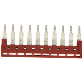 Dinkle DSS2.5N-10P DIN Rail Terminal Block Press-Fit Jumper DK2.5N Ten Pole, Pack of 10