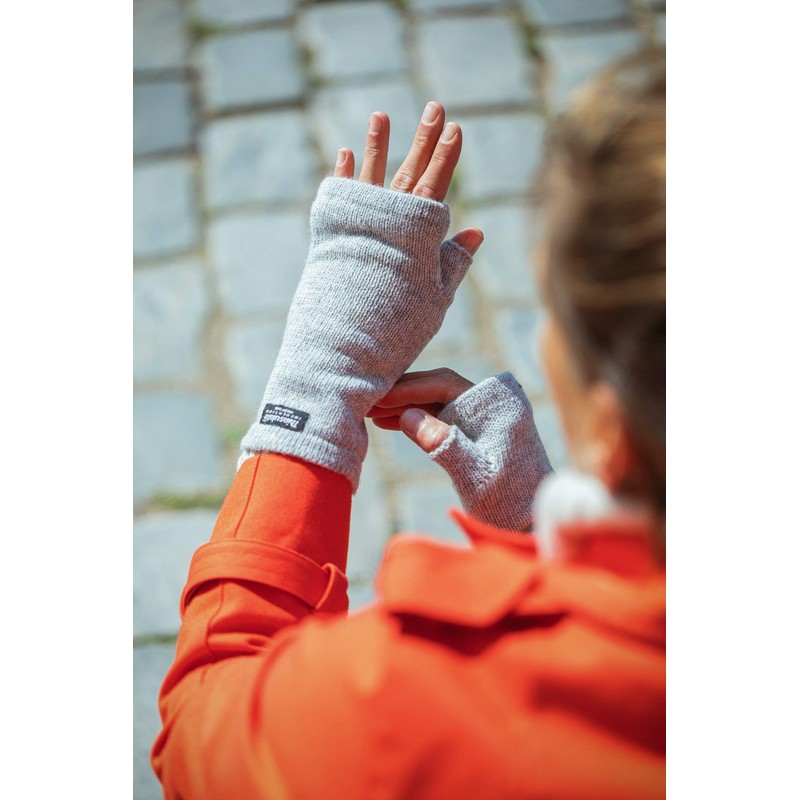 EEM Women's Knitted Gloves Pulse Warmer Soft Wool Thinsulate Thermal