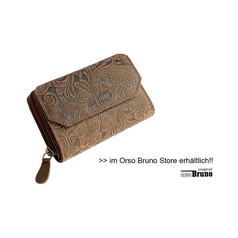 Chain Wallet Landscape Format, black, Elegant